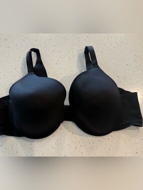 40C SOMA Vanishing Back Full Coverage Bra Underwire Lined Black